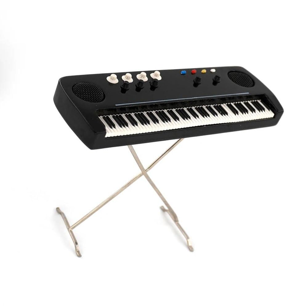 Miniaturowy elektroniczny model organów mini akcesoria do instrumentów muzycznych dekoracja model instrumentów muzycznych