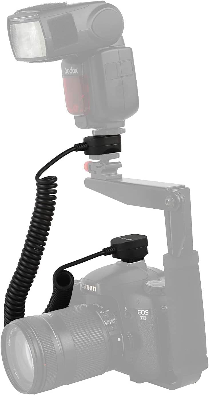 Off-Camera Shoe Cord, Easy Hood TTL Off Camera Flash Speedlite Cord for Sony ZV-1 A9 A7R IV A7 A7R A7S A7 II A7 III A7R II A7R III A7SII A6500 A6400 A6300 Camera with Multi Interface MI Shoe