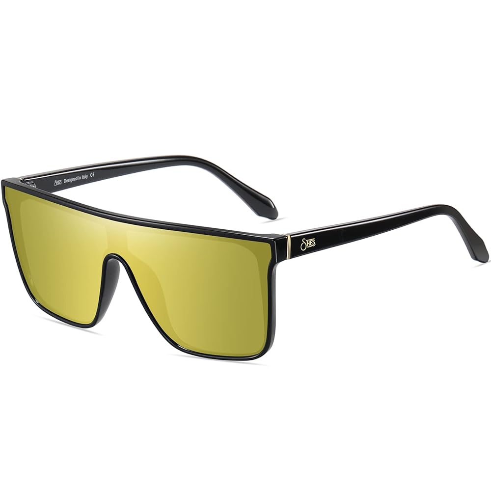 Y 新品未使用 Sloane Square OPEN VEG Amazon.com: SHES Oversized Square Sunglasses for Women Flat