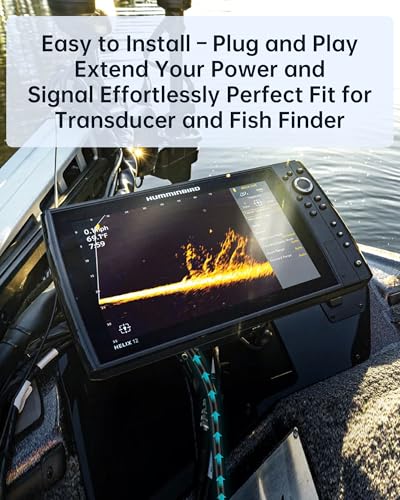 Câble d'extension pour transducteur Humminbird avec blindage anti-interférence