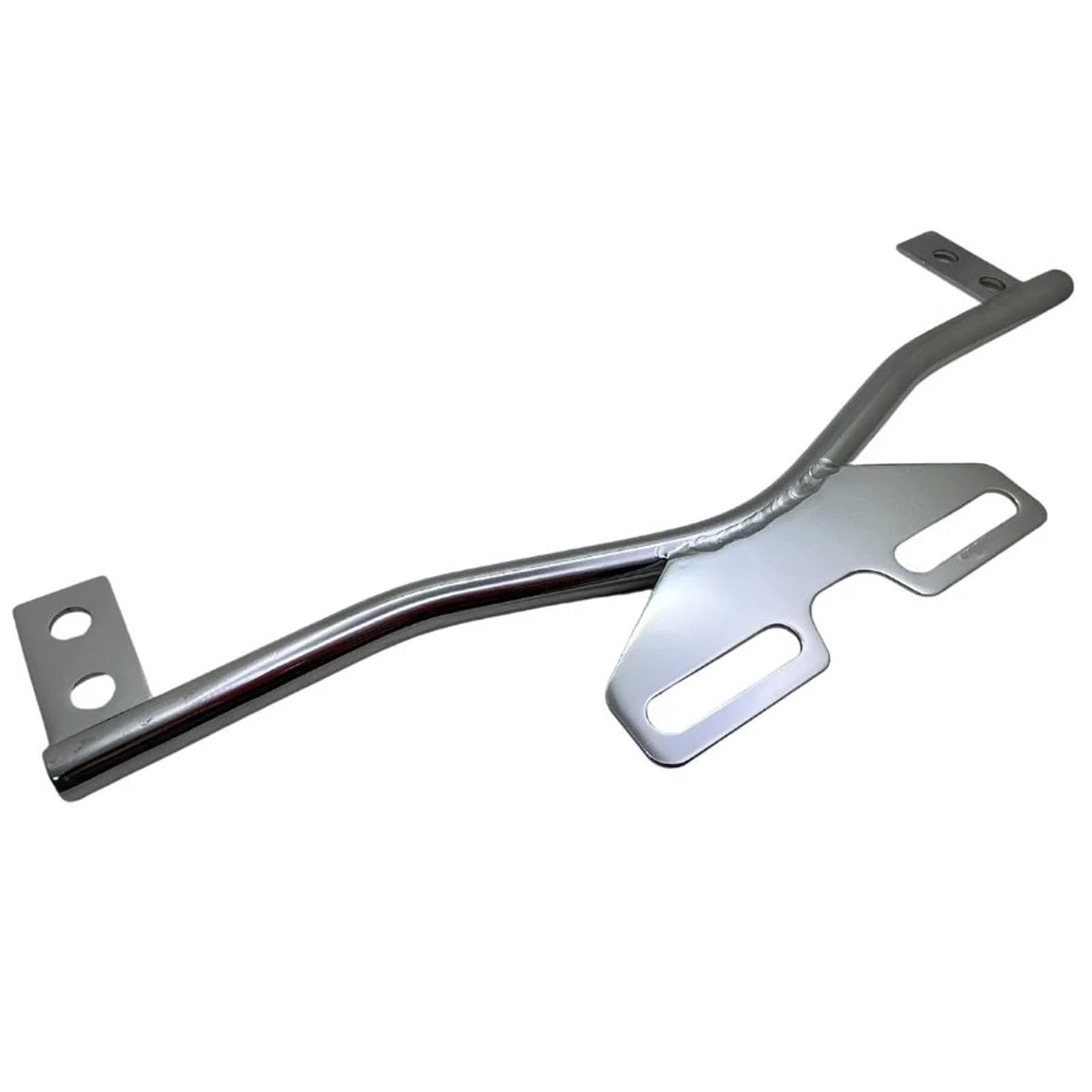 faro per lampadina Supporto universale per faro fendinebbia per moto, indicatore di direzione, supporto per barra ausiliaria, adatto per Harley, adatto per Honda(Chrome)