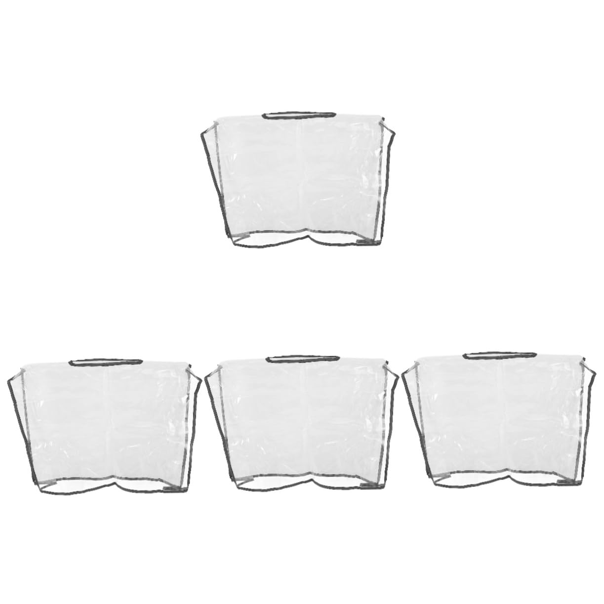 ibasenice de Lluvia para Bolso Transparente Protector para Handbag para Actividades y de Usar y Ligera