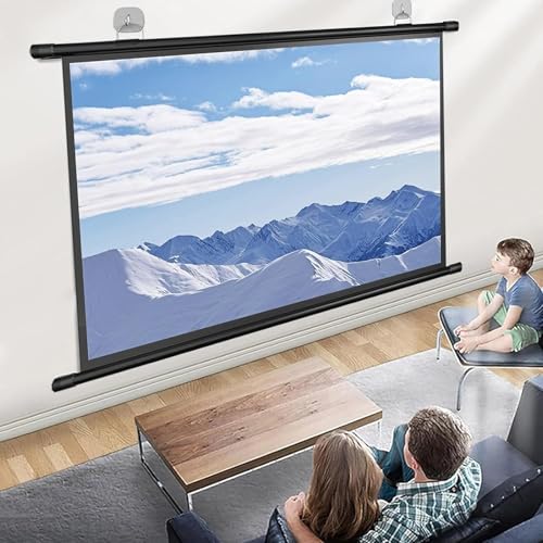 Pantalla manual para proyector HD 50" 4:3 miniatura 3