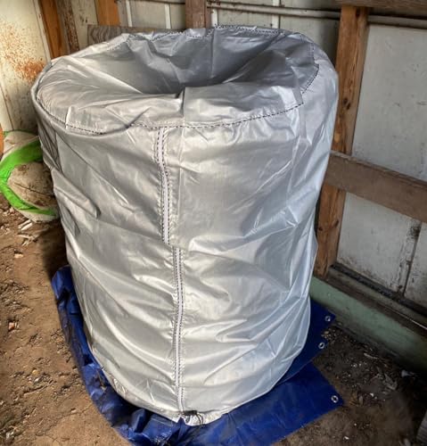 Image of J&C Tire Cover 420D Tire Storage Bag Waterproof Spare Tire Bag Tote Protective Cover Seasonal Tire Cover (28x43in)