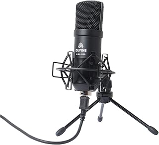 Devine M-Mic USB BK Condenser Microphone (Black)