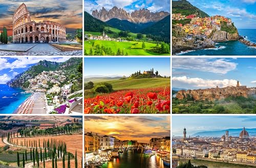 9 cartoline di qualità fotografica professionale