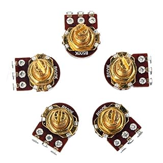 ULTNICE B500K Potentiomètre Volume Guitare Accessoires pour Guitare Électrique 5 Pièces - Les Beatles, Paul McCartney, John Lennon, RIngo Starr, George Harrison ULTNICE B500K Potentiomètre Volume Guitare Accessoires pour Guitare Électrique 5 Pièces – Image 2