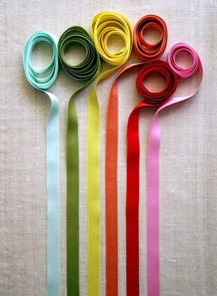 Image of Craft and Toys Satin Ribbon for Decoration, Gift Wrapping, and Other Multi-Purpose Use (Pack of 8), Colour:- Multi 9 metres Approx (8 Pcs Satin Ribbon)