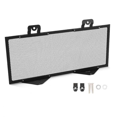 Couvercle de calandre moto anti-projections en acier noir Sport Rally 600 900