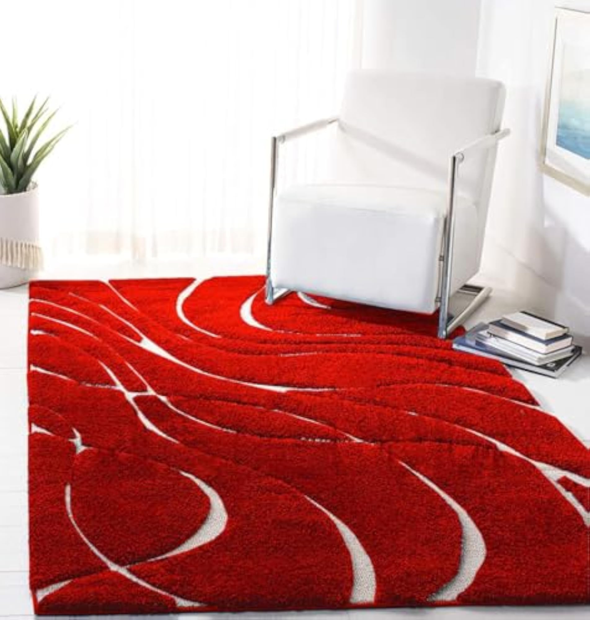 Micro Fiber Shaggy Runner Fluffy Soft Runner for Bedroom Comfort