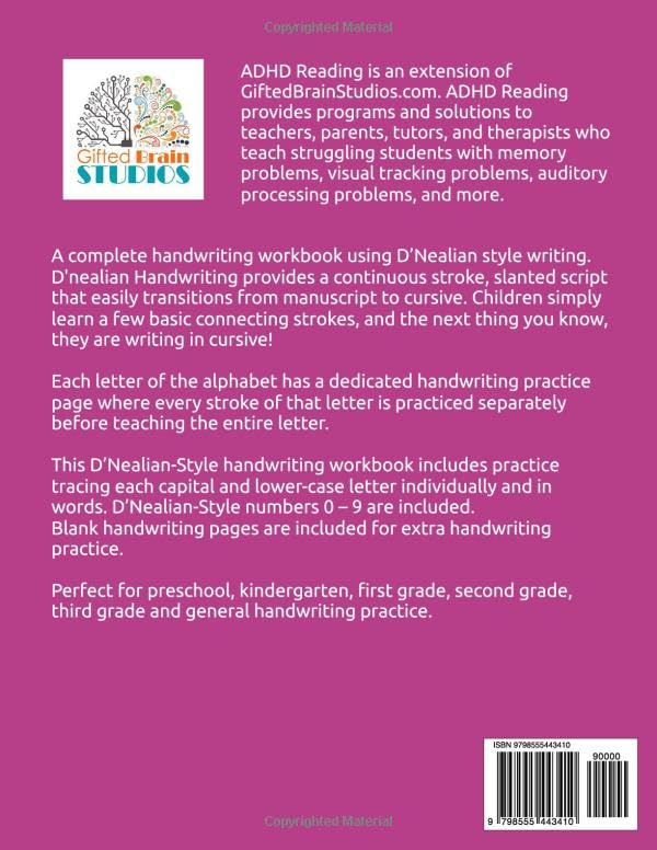 D'Nealian Style Alphabet: Stroke by Stroke Handwriting Practice - Image 2