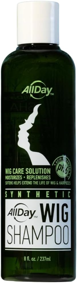 Synthetic Wig Shampoo | Revitalizes and Refreshes | Cleanses & Extends Lifespan of Wigs & Hairpieces | Soft & Fresh Feeling, Grape Scent | 8 oz