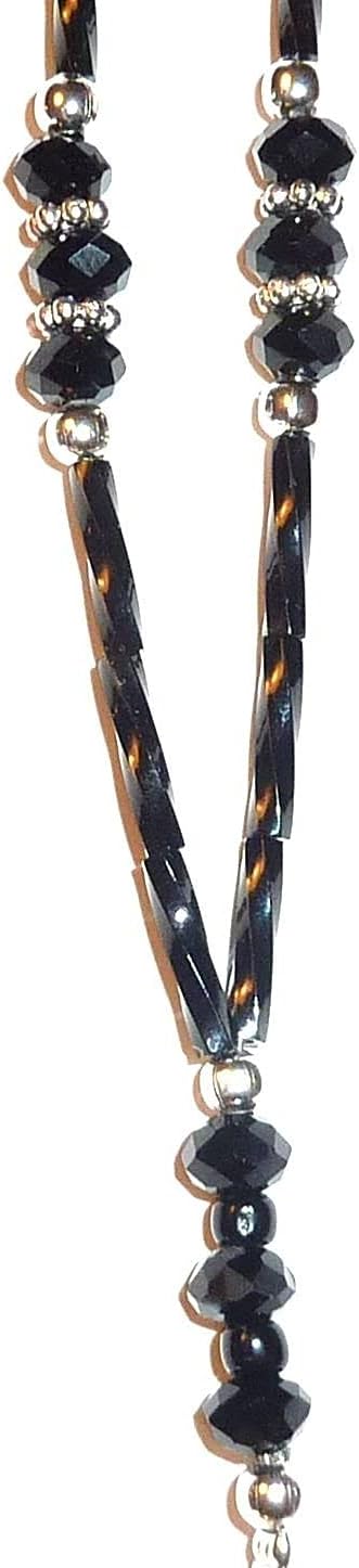 Hidden Hollow Beads Crystal Style Fashion Women's Beaded Lanyard 34", Breakaway and Non breakaway available, For Keys, Badge holder (Black Crystal - NON Breakaway (Stronger)) - Image 7