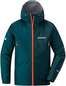 モンベル　ストームクルーザージャケット　ブルーグリーン　L スタッフバッグあり モンベル ストームクルーザージャケット ブルーグリーン L