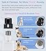 Upgrade Electric Pet Nail Grinder with LED Lights - 2-Speed Super Quiet and Low Vibration Rechargeable Cat Nail Trimmers,Professional Painless Pet Paws Grooming Tool, Small Medium Anxious Dogs & Cats