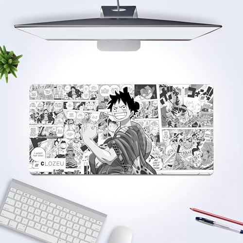 Image of Clozeu Mouse pad, Large Extended Mousepad - 585mm x 280mm, Non-Slip, Spill-Resistant Desk Mat with Special-Textured Surface for Gaming, Office & Home