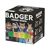 Badger Beers Dorset Dozen Beer Multipack | Golden Ale, Amber Ale, Pale Ale & Session Ale | Gift Box of 12 x 500ml beer bottles