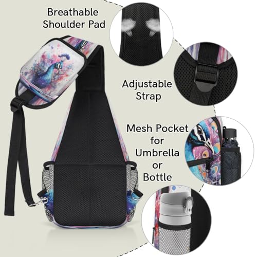 Sling Bag para Mujeres y Hombres Crossbody Unisex miniatura 4