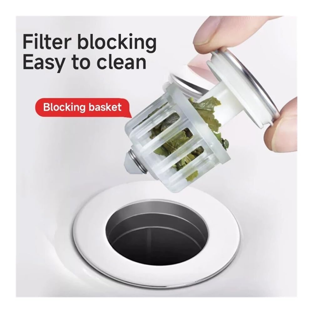 Universal-Abflussfilter für Waschbecken, Waschbecken, Haare, Waschbecken, Küche, Badewannenstopfen, Duschstopfen, Badezimmer-Werkzeug (5 Stück)
