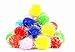 TECH-P 200 Pack 1.6 Inch 40mm with Glitter Pom Pom Balls Sparkle Balls My Cat's All Time Favorite Toy - Assorted Color