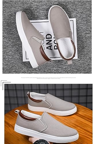Mens Casual Slip On Shoes, Men Canvas Low Top Shoes3