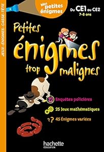 Livres Couvertures de Petites énigmes trop malignes du CE1 au CE2 - Cahier de vacances