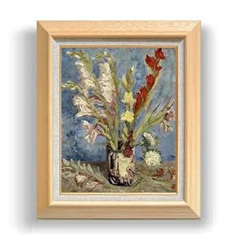 Amazon.co.jp: ゴッホ グラジオラスのある花瓶 F6 油絵直筆
