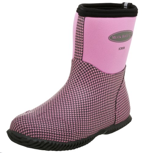 The Original MuckBoots Women's Scrub Boot,Dusty Pink Houndstooth,5 M US