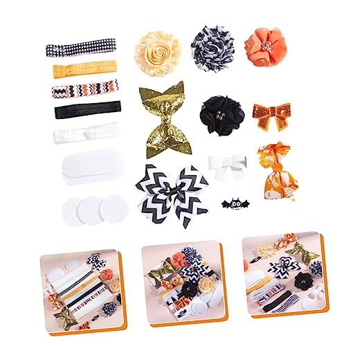 Housoutil Conjunto De 2 Conjuntos De Faixa De Cabeça Para Bebê Laço De Cabelo De Halloween Terno Inf