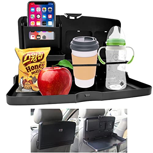 PLATEAU DE NOURRITURE Extensible Pour Porte-gobelet Voiture Pratique