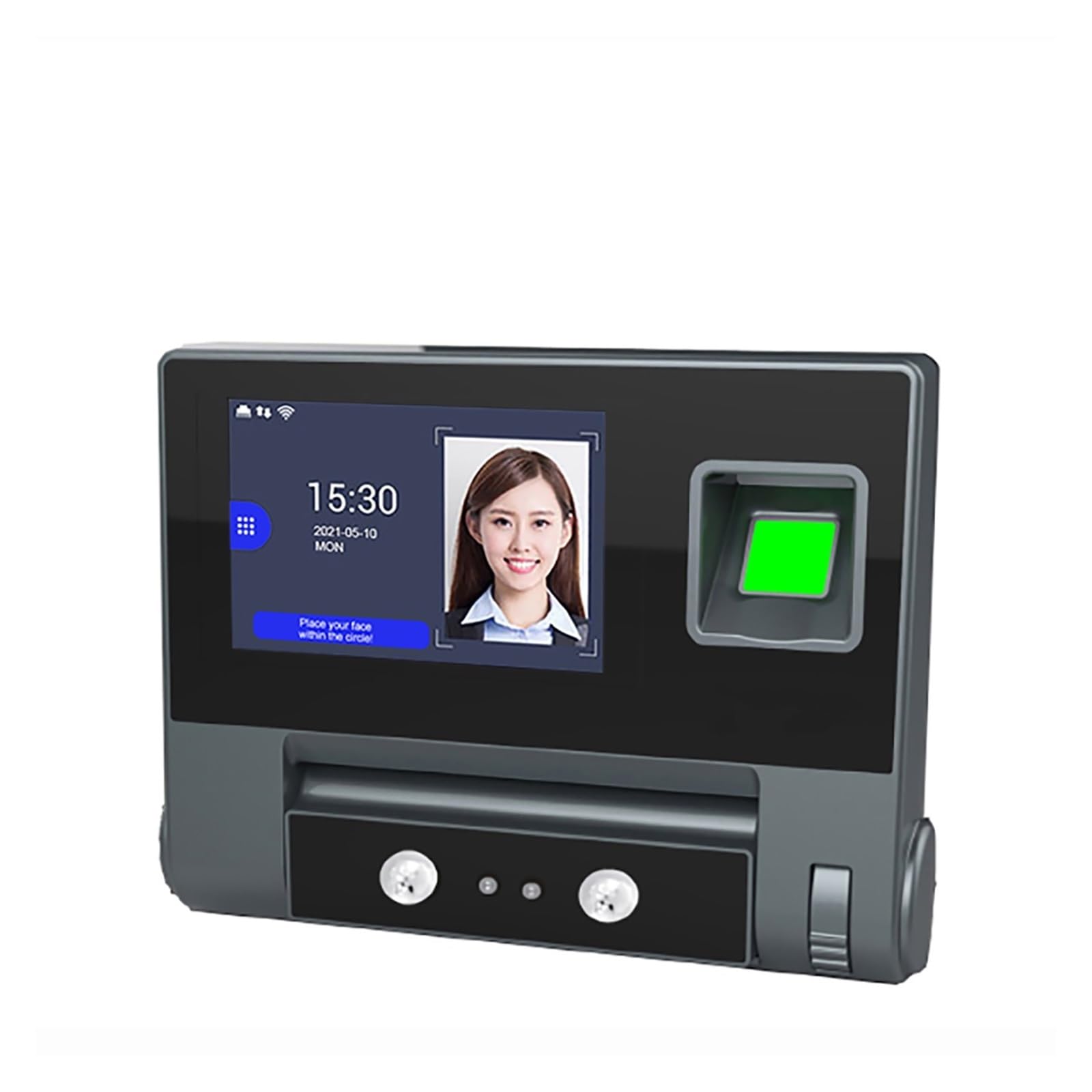 Clocking in Machine, Face Time Attendance and Access Control Empolyee Time Record System TCP/IP Face and Fingerprint Time Clock