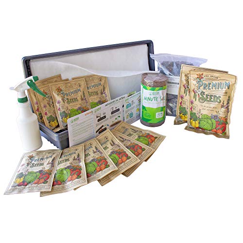 Deluxe Microgreens Growing Kit - Grow Micro Greens & Baby Salad -...