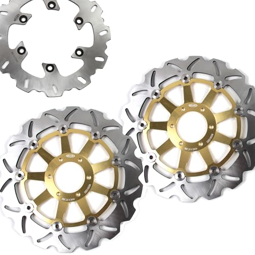 Disques de frein FZR600 or avec dissipation thermique pour rotors FZR 600 89