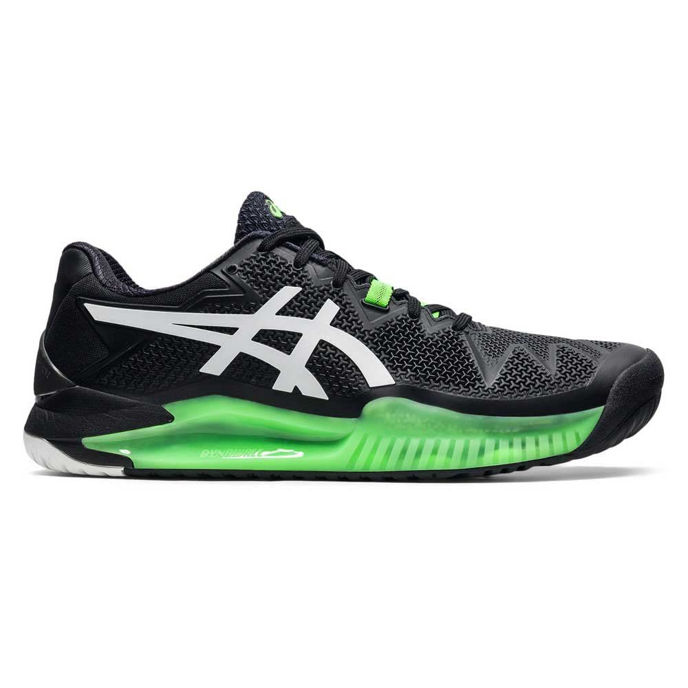 Tenis Asics Gel Resolution 8 Men - Black/Green Gecko + | Amazon.com.br