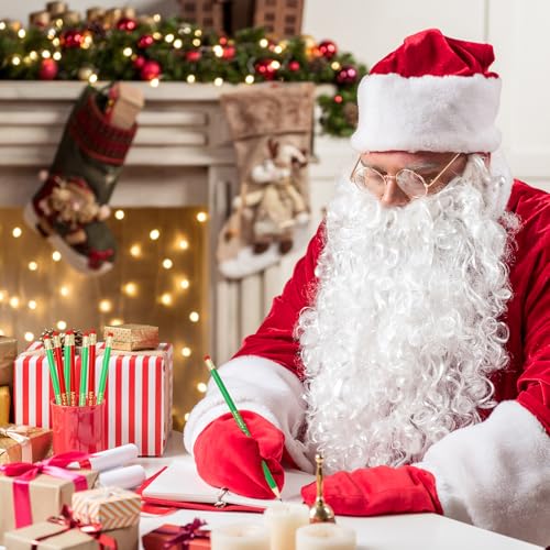 Whaline 50 lápices de Navidad con borrador miniatura 7