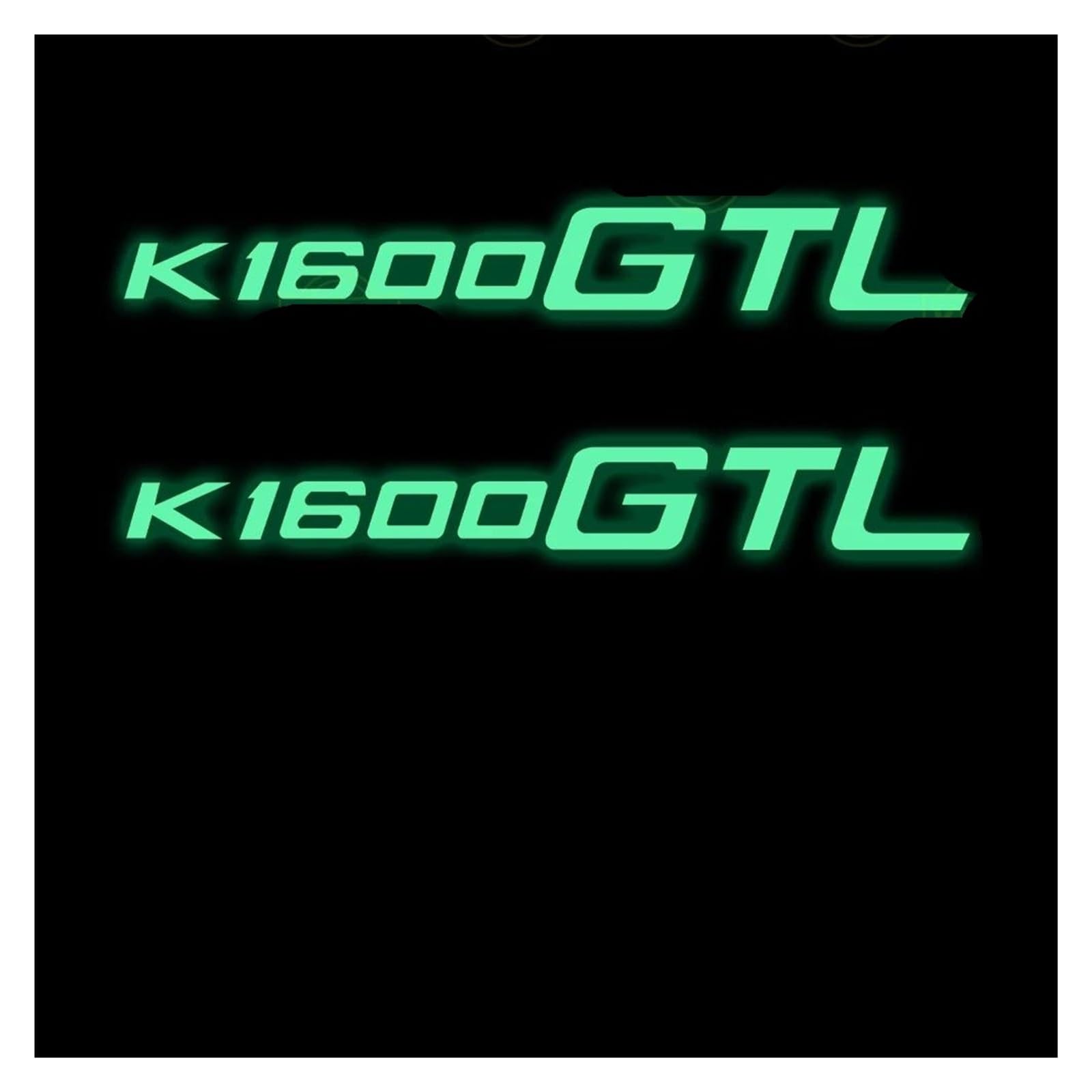 Decoration for BMW K1600GTL K1600 1600GTL K 1600 GTL 2011-2024 2025 Glow Stickers Waterproof Reflection Decals Decoration(Luminous Green)