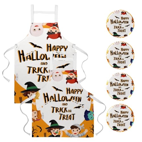 Tablier de serveuse pour restaurant et bistrot lot de 2 avec broches amovibles