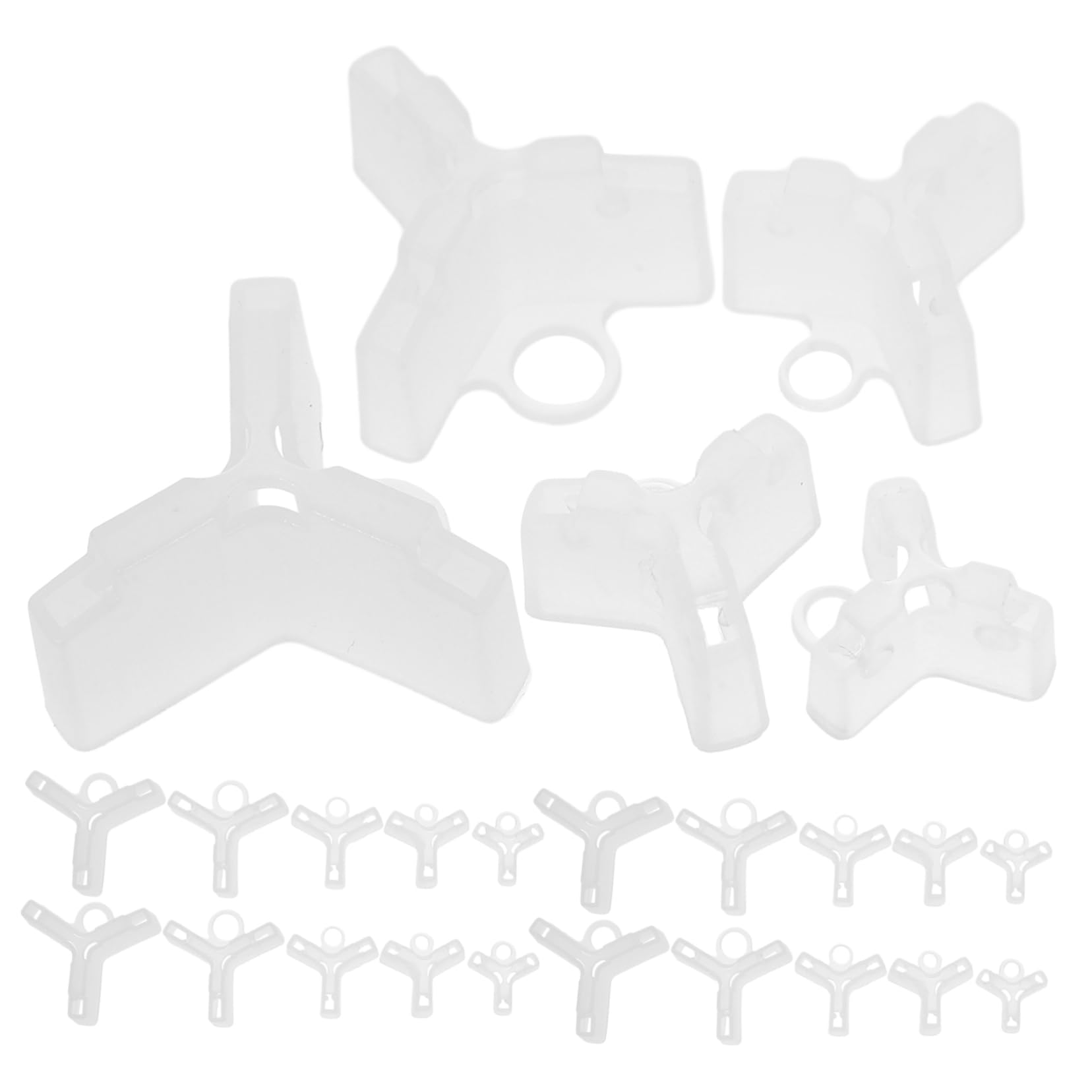 BESPORTBLE250Pcs hook cover for fishing anti scratch hook bonnet protective hook guard hook bonnet for fishing hook Anti-scratch hook Hooker safety hook plastic bracket thicken