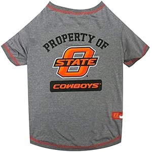 Pets First NCAA Oklahoma State Cowboys Dog T-Shirt, Medium