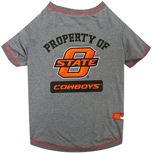 Pets First NCAA Oklahoma State Cowboys Dog T-Shirt, Medium