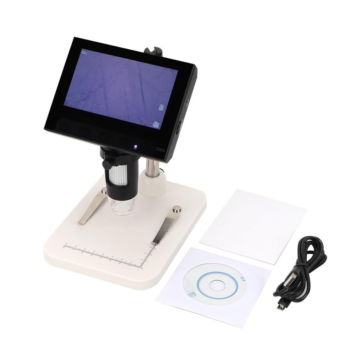 Mikroskop 10.9 cm 1000X HD LCD Monitor Elektroniczny Cyfrowy Mikroskop Wideo LED