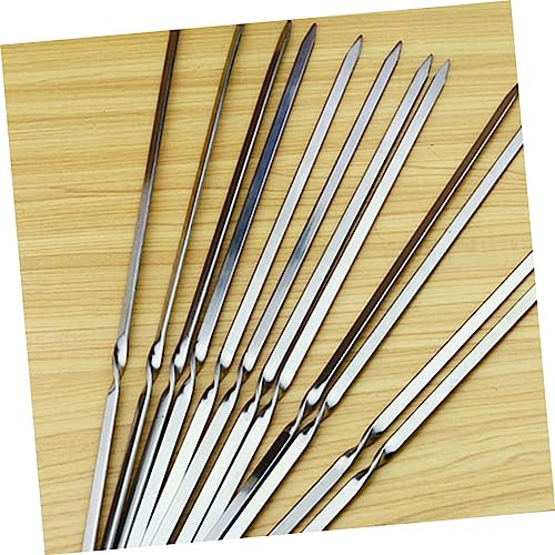 LABRIMP Vara De Churrasco De Aço Inoxidável Reutilizável Espeto De Churrasco Em Aço Inoxidável Espet