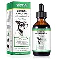 Dog Wormer Liquid, Liquid Herbal Dewormer for Dogs, Natural Liquid Wormer for Dogs, Intestinal Tract Support Formula,Gentle & Effective Wormer for Dogs, for All Breeds and Size Dogs