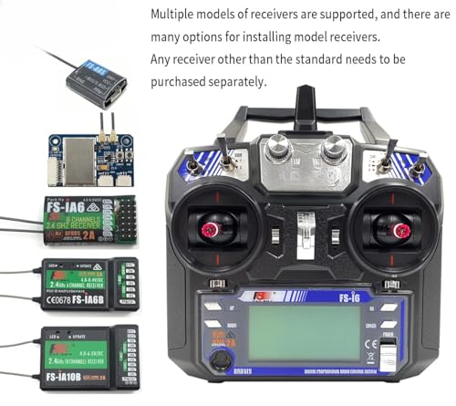 Image of FS-i6 6CH 2.4GHz AFHDS RC Transmitter w /FS-iA6B Receiver for RC Multirotor Helicopter Airplane Glider Quadcopter
