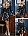 Zeagoo Women Basic Versatile Faux Leather Bodycon High Waisted Pencil Skirt, Black, Small