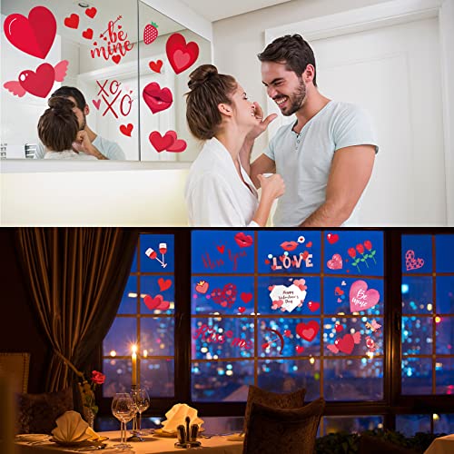 218 Piezas Decoraciones para Ventanas Día de San Valentín miniatura 7