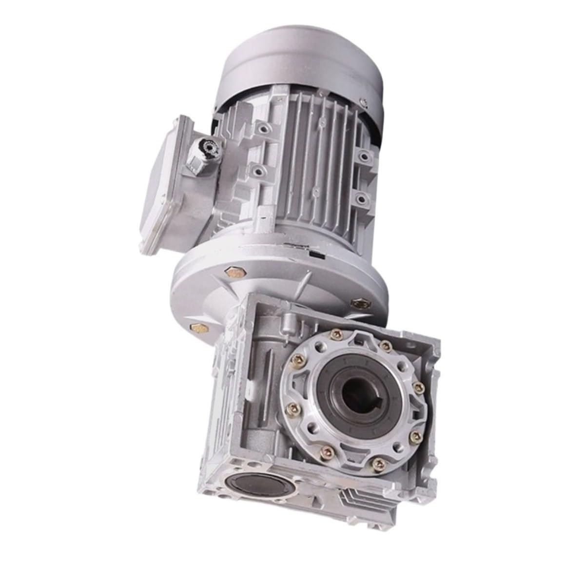 vitesse de la vis sans fin 1 pièces 3KW 220V AC monophasé montage Vertical moteur à engrenage à vis sans fin 3000W 100B5 bride NMRV075 réducteur de vitesse à vis sans fin moteur réduction variable(25