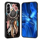 JHYYTUJTYP for Galaxy A37 5G Case,[Military Grade Drop Tested] Heavy-Duty Tough Rugged Shockproof Protective Case for Samsung Galaxy A37 5G 6.7 inch 2026,Dream Catcher Flower