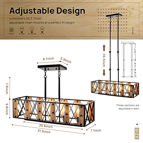 Rectangular-Wooden-Hanging-Linear-Island-Light5-Lamps-Industrial-Style-Farmhouse-ChandelierUsed-in-RestaurantLiving-RoomCoffee-Shop60W-maxCompatible-with-LEDCFLHalogen-and-Incandescent-Lamps 51mCwfBninS