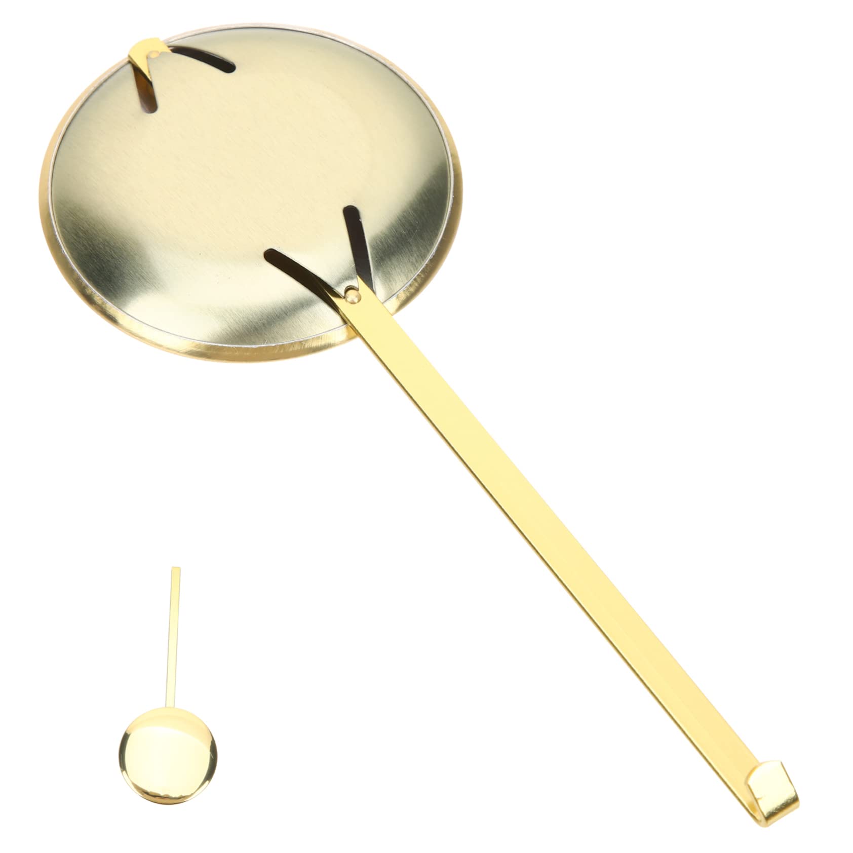 Pendule En Métal Doré Pour Horloge Murale - 20,5 X 5,36 Cm | Pièce De Rechange DIY, Réparation, Personnalisation